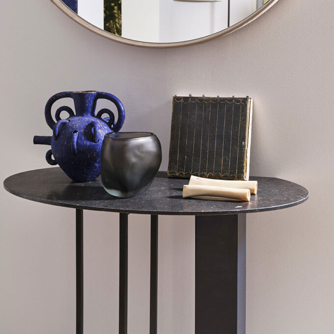 mobili-mobel-meridiani-Abel-setting-black marble console table