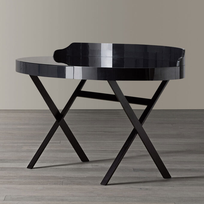 mobili-mobel-meridiani-Edward-writing-desk-black glossy lacquer