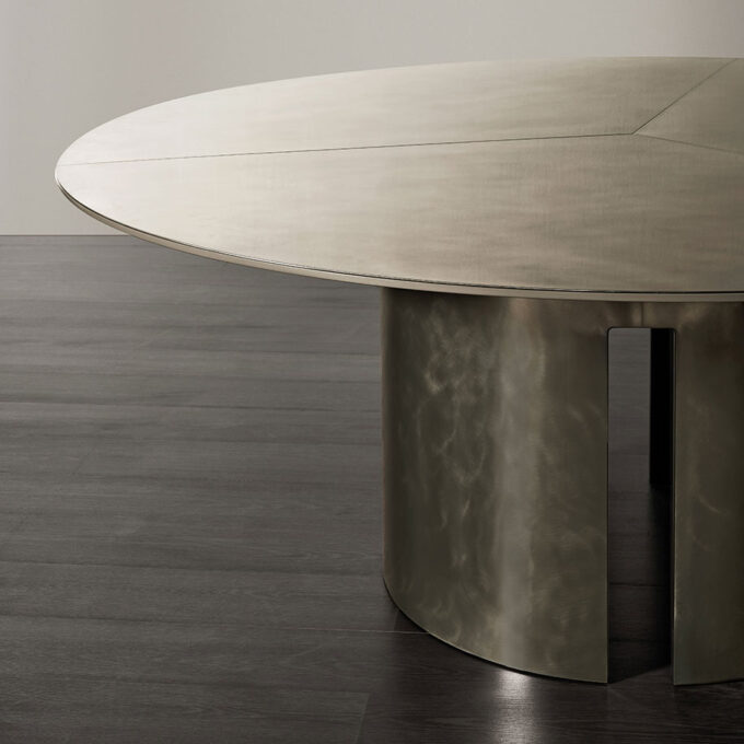 mobili-mobel-meridiani-Gong-round-table-platinum-steel