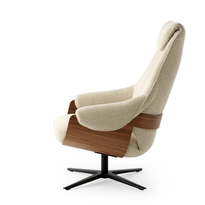 Cream Lounge Chair - Image 6