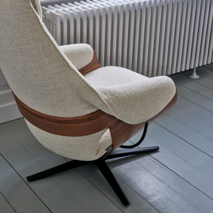 Cream Lounge Chair - Image 14