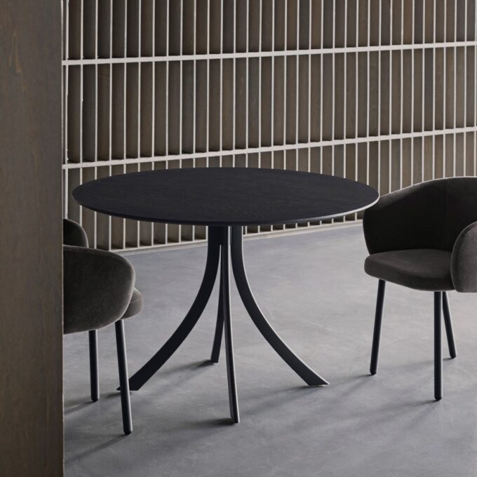 Falcata Indoor Round Dining Table - Image 3