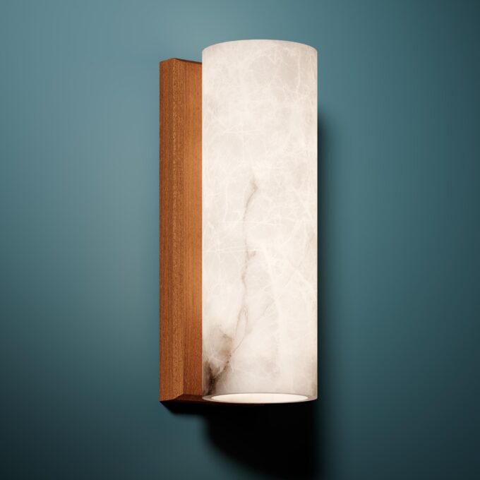 Kendo 2 Alabaster Wall Light