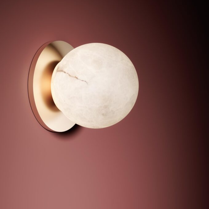 Ofione Alabaster Wall Light