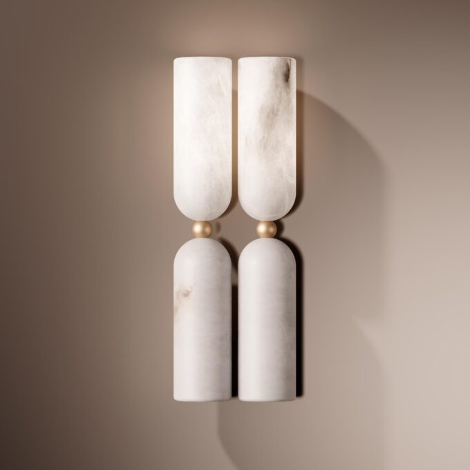 Trias Alabaster Wall Light